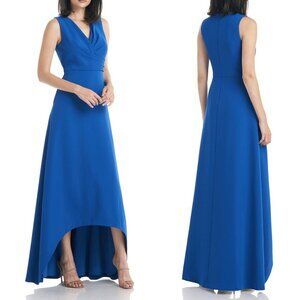 NEW Kay Unger Melinda High Low Gown in Sapphire Sz. 8